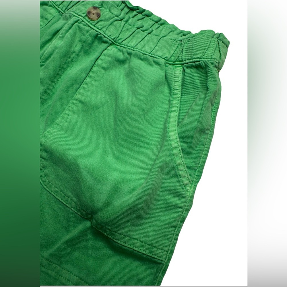 Girls Shorts Elastic Waist Band Kids Size Xl Summer Vibe Green - Picture 5 of 11